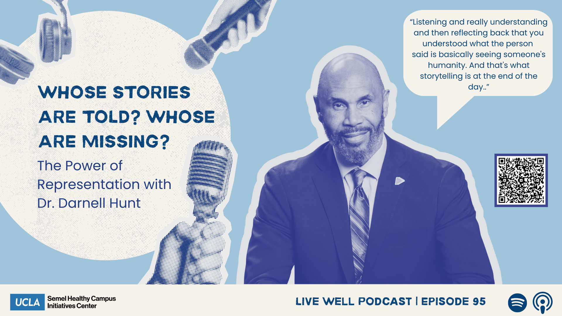Whose stories are told? Whose are missing? Listen to LiveWell Podcast 95
